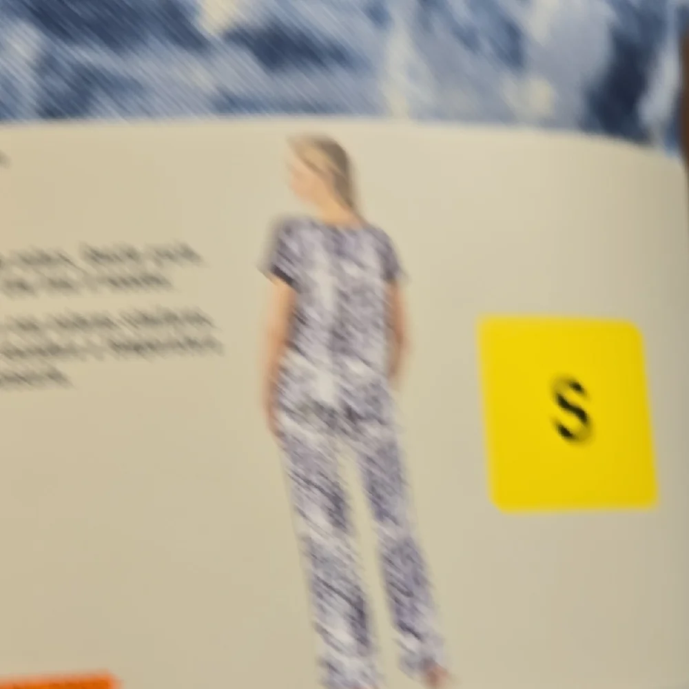 Lucky Brand Blue Tie-Dye 4 Pieces Pajama Set - Picture 4 of 6